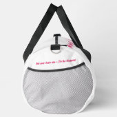 LEIIWAA Gym Bag – "Not Your Basic Sis – I'm the Bl ダッフルバッグ (右)