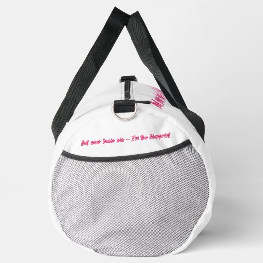 LEIIWAA Gym Bag – "Not Your Basic Sis – I'm the Bl ダッフルバッグ (右)