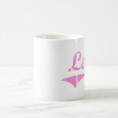 Leilaのクラシックなスタイルの名前 コーヒーマグカップ (中央)