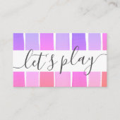 Leinbow Playdateの親遊ネットワーク コーリングカード (正面)