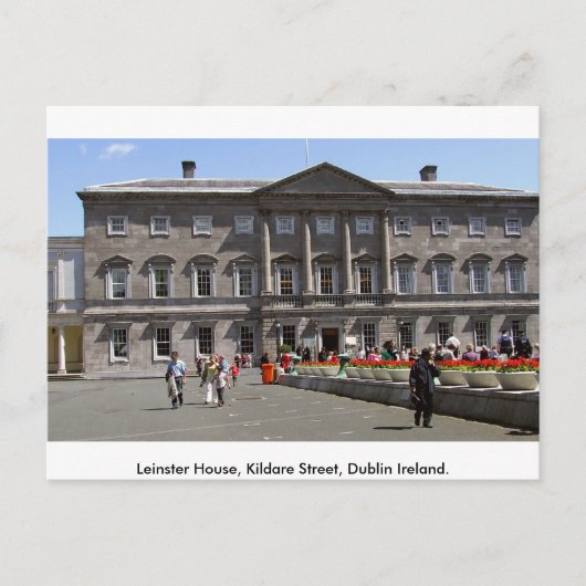 Leinster House, Kildare St. Dublin City, Ireland ポストカード (正面)