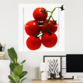 Leinwandbild Tomaten im Glas Abstrakt Stillleben ポスター (ホームオフィス)
