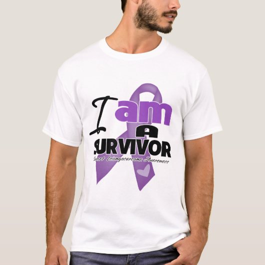 Leiomyosarcoma -私は生存者です tシャツ (正面)