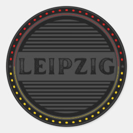 Leipzig City Pride Emblem – German Identity ラウンドシール
