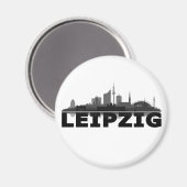 Leipzig City Skyline Magnet / kühlschrankmagnet マグネット (正面/裏面)