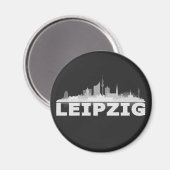 Leipzig City Skyline Magnet / kühlschrankmagnet マグネット (正面/裏面)