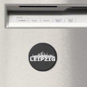 Leipzig City Skyline Magnet / kühlschrankmagnet マグネット (インサイチュ (食洗機))
