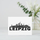 Leipzig City Skyline - Postkarte ポストカード (スタンド正面)