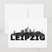 Leipzig City Skyline - Postkarte ポストカード (正面/裏面)
