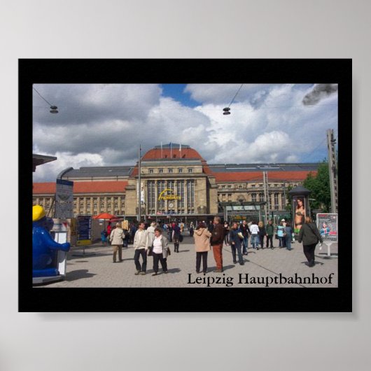 Leipzig Hauptbahnhof ポスター (正面)