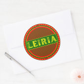 Leiria City Pride Emblem – Portuguese Identity ラウンドシール (封筒)