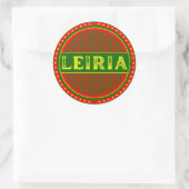 Leiria City Pride Emblem – Portuguese Identity ラウンドシール (バッグ)