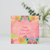 Leis/ルアウ(ハワイ式宴会)結婚式招待状 招待状 (スタンド正面)