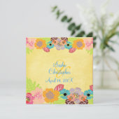 Leis/ルアウ（ハワイ式宴会）結婚式招待状 招待状 (スタンド正面)