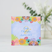 Leis/ルアウ(ハワイ式宴会)結婚式招待状 招待状 (スタンド正面)