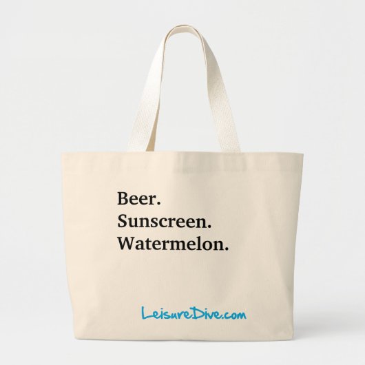 LeisureBag ラージトートバッグ (正面)