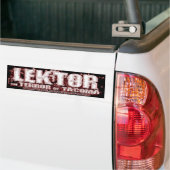 Lektorのバンパーステッカー2 バンパーステッカー (トラック上)