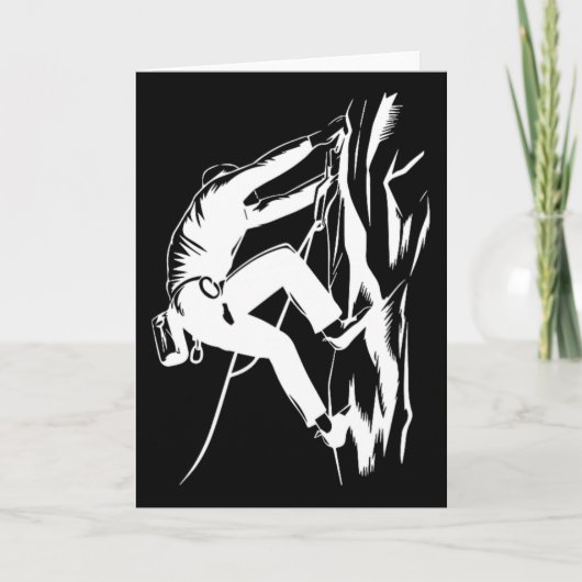 #lele Bergsteiger Mountain Climbing Rock Climber M カード (正面)