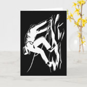 #lele Bergsteiger Mountain Climbing Rock Climber M カード (黄色い花)