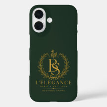 L'Élégance ゴールド ヘリテージ ローレル モノグラム フォレスト グリーン