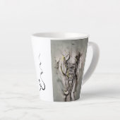 Léléphant カフェラテマグ (右アングル)