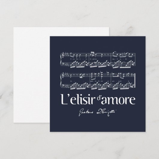 L'elisir d'amore 2 (正面/裏面)