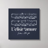 L'elisir d'amore 2 キャンバスプリント (正面)