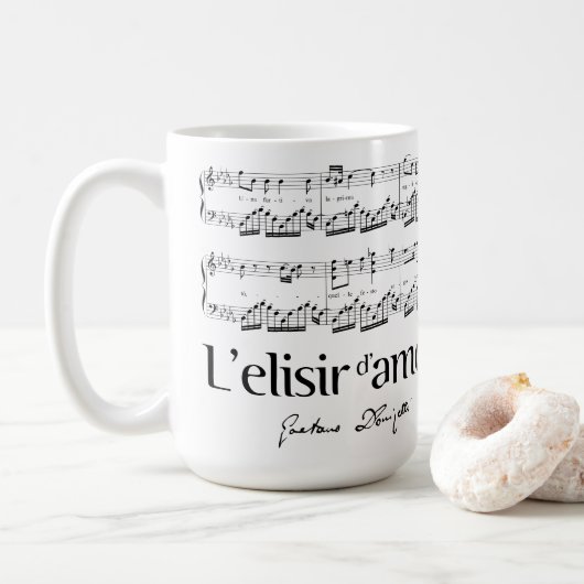 L'elisir d'amore 2 コーヒーマグカップ (ドーナツ)