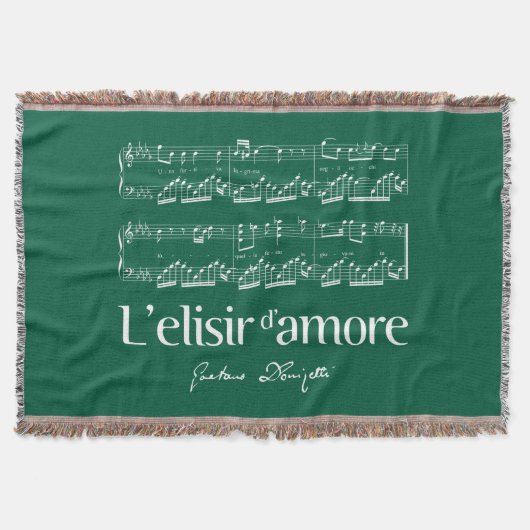 L'elisir d'amore 2 スローブランケット (正面)