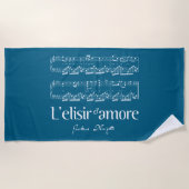 L'elisir d'amore 2 ビーチタオル (正面)