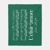 L'elisir d'amore 2 フリースブランケット (正面)