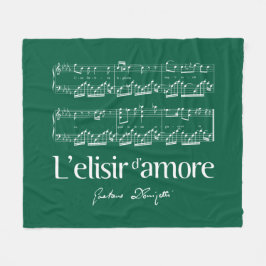 L'elisir d'amore 2 フリースブランケット