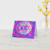 Lelizaのデザインの空白のなメッセージカード(Stephanie) カード (黄色い花)