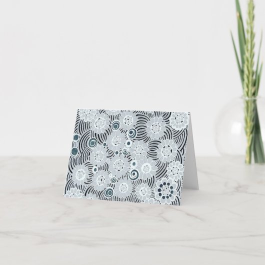 Lelizaデザイン空白のノートカード カード (正面)