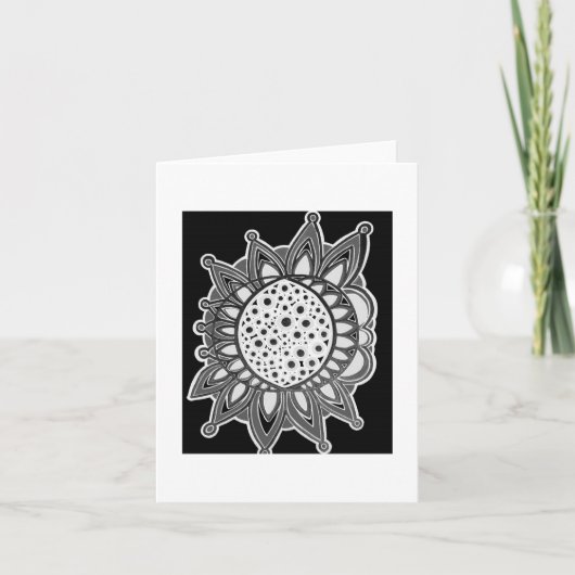 Lelizaデザイン空白のノートカード カード (正面)