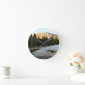 Lembert Dome in Tuolumne Meadows, Yosemite, CA ラウンド壁時計 (ホーム)