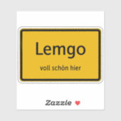 Lemgo Aufkleber Sticker Autoaufkleber シール (シート)