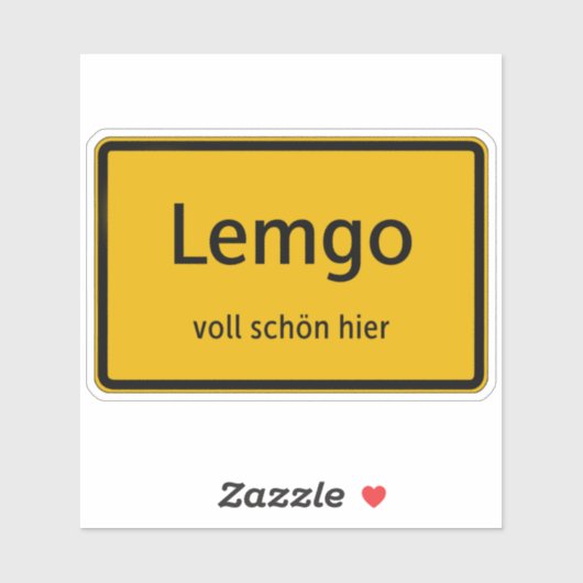 Lemgo Aufkleber Sticker Autoaufkleber シール (シート)