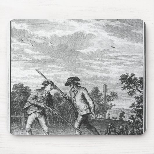 「L'Emileからのイラストレーション マウスパッド (正面)