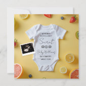 Lemmonミニマル妊娠の発表 招待状 (正面)