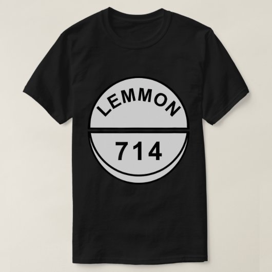 Lemmon 714 Quaaludes Pill Lude T-Shirt T-Shirt Tシャツ (デザイン正面)