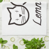 lemniscate le chat de lemni キッチンタオル (折り畳み)