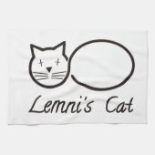 lemniscate le chat de lemni キッチンタオル (横)