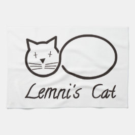 lemniscate le chat de lemni キッチンタオル