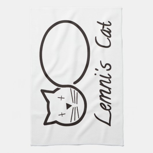 lemniscate le chat de lemni キッチンタオル (縦)