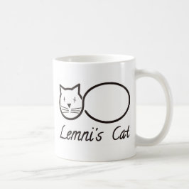 lemniscate le chat de lemni コーヒーマグカップ