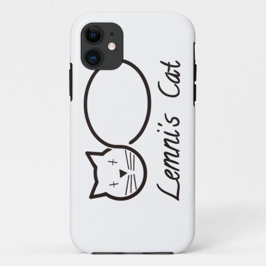 lemniscate le chat de lemni Case-Mate iPhoneケース (裏面)