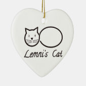 lemniscus le chat de lemni セラミックオーナメント (右)