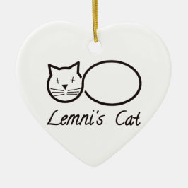 lemniscus le chat de lemni セラミックオーナメント