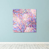 Lemohaco abstract art canvas キャンバスプリント (インサイチュ (ウッドフロア))
